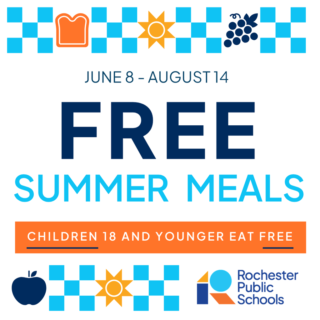 From June 8 to August 14, RPS is offering free summer meals to children 18 and younger.