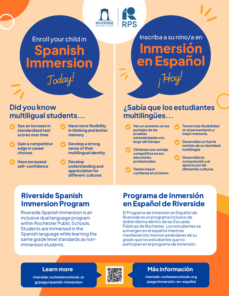 flyer with information