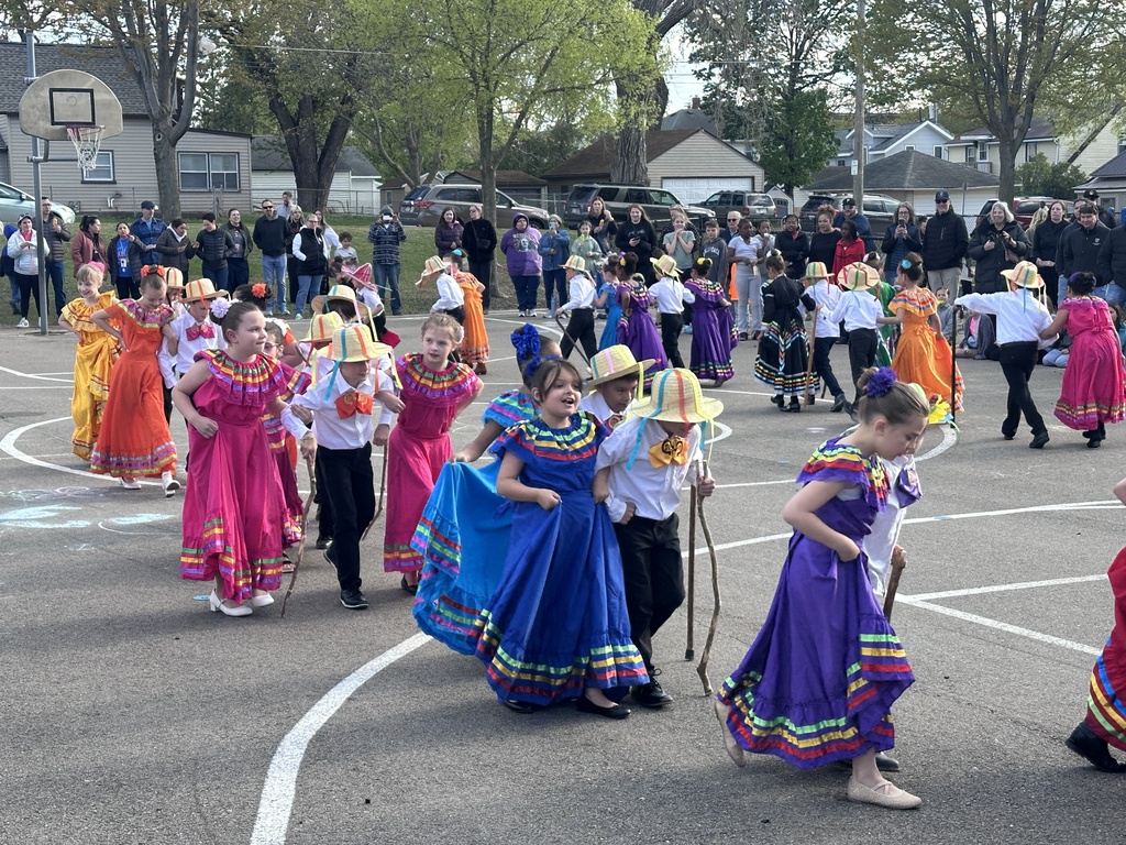 Children dancing.