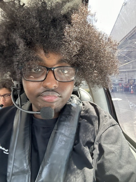 All geared up for the flight