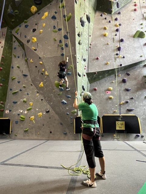 Roch climbing