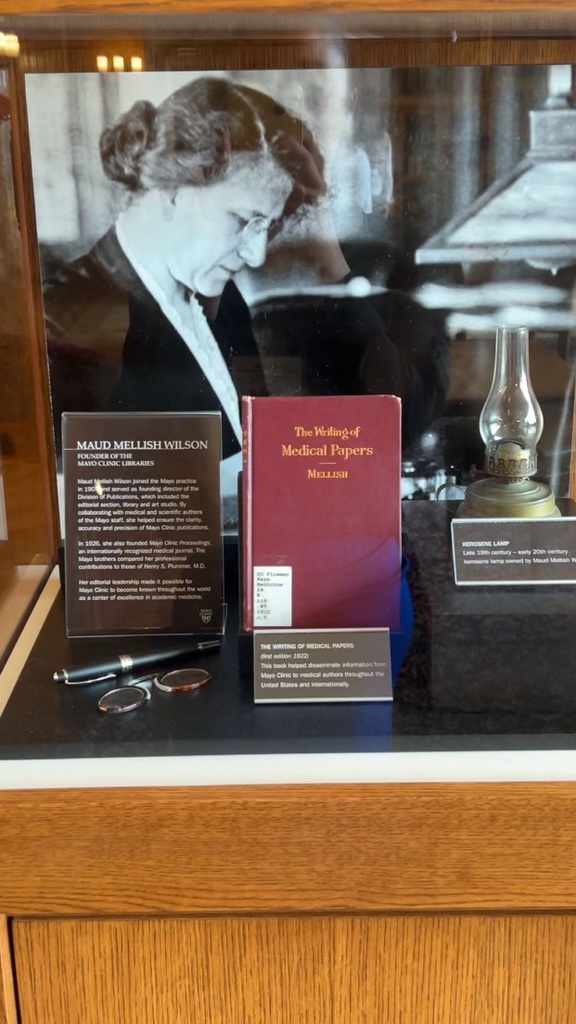 getting tours through Mayo Clinic and learning the history