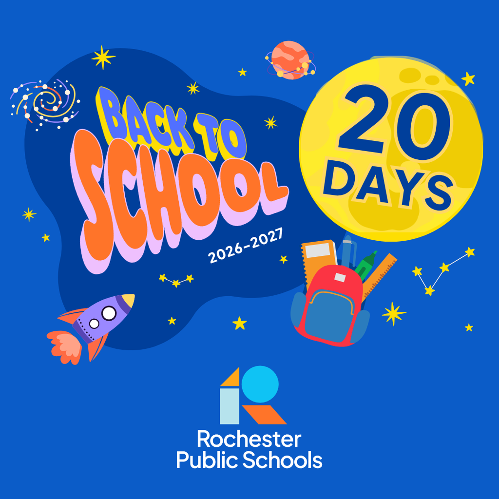 Back to School Countdown for the 2026-2027 School year, 20 days and counting.