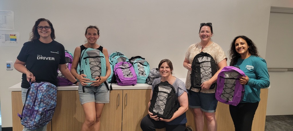 donated school supplies