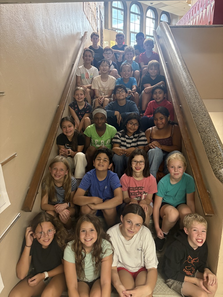 Mrs. Coffing's 5th graders with highest attendance