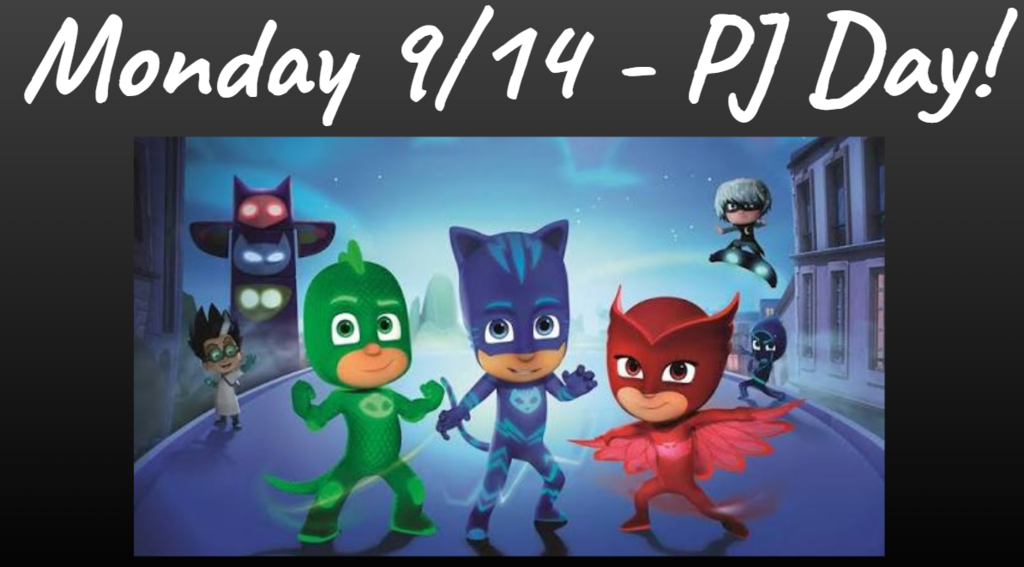 Monday is PJ Day