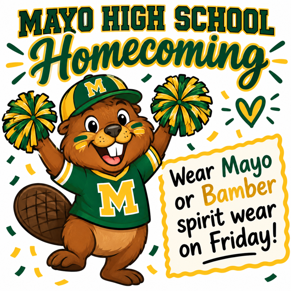 Wear Bamber or Mayo gear this Friday!