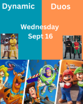 Dynamic Duo image showing famous media duos