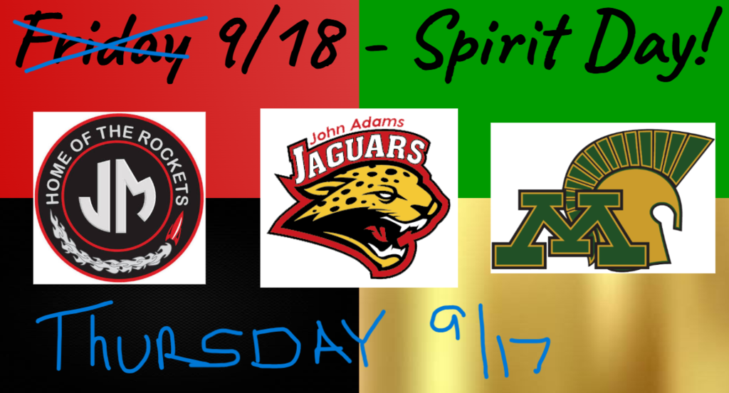 spirit day Thursday