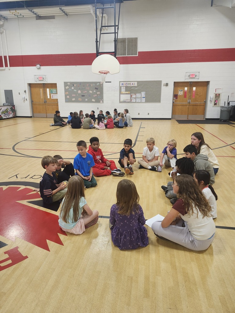Small group at our new student assembly