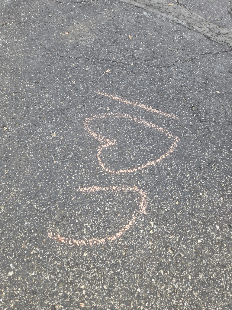 Our K chalk artists sharing some love