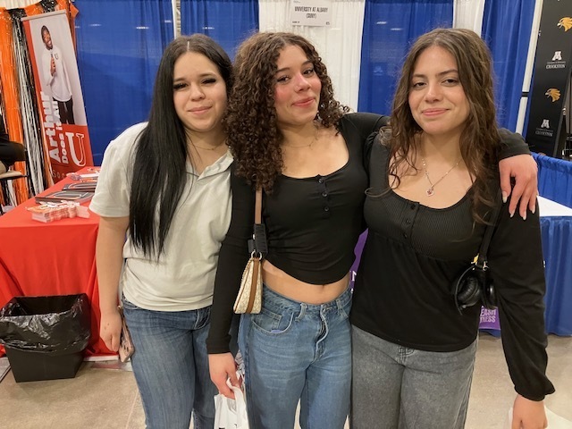 College fair attendees