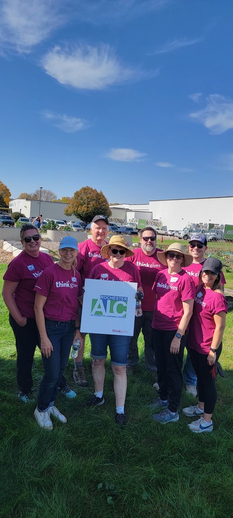 Think Bank volunteers