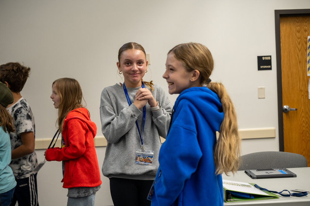 Students collaborating