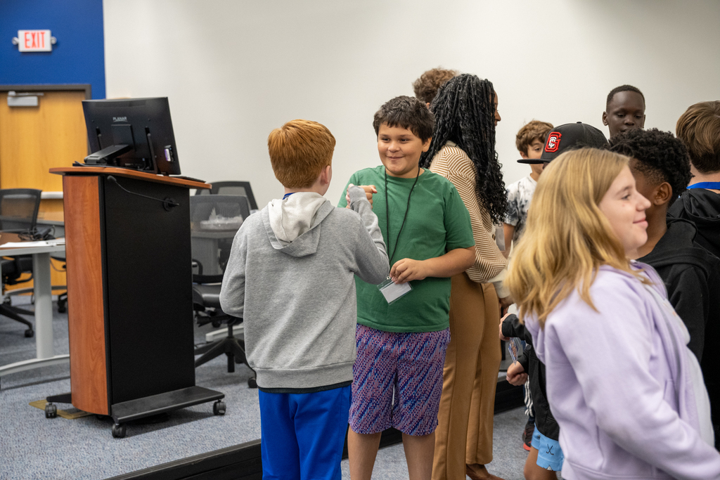 Students collaborating