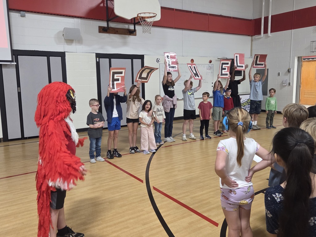 Singing our School Song together 