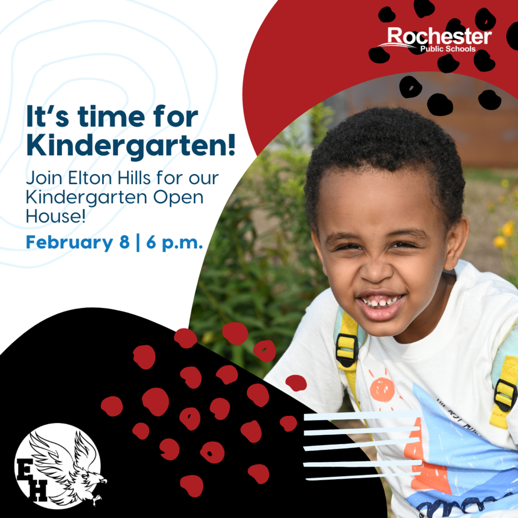 Elton HIlls kindergarten open house feb 8 at 6 p.m.