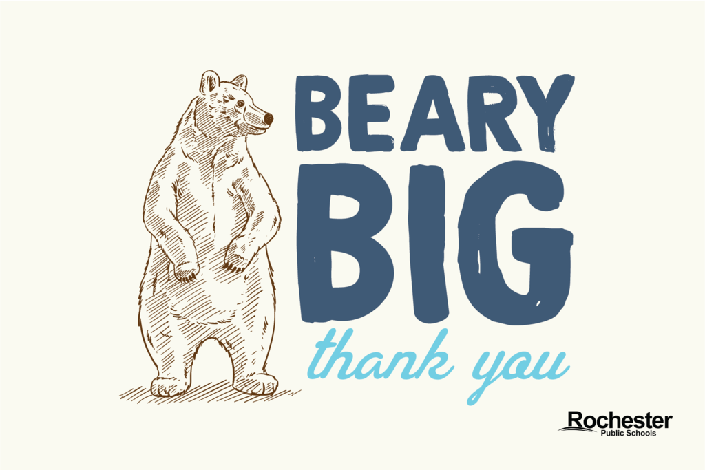 Beary Big Thank you