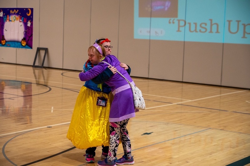 Megan performs her dance and gets her congratulatory hug from Morgan