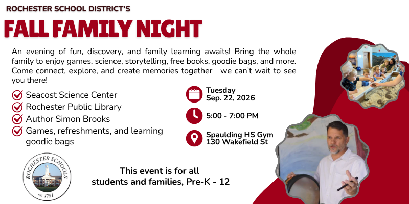 Family Engagement Night, September 22, 2026