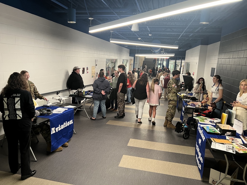 Students at Open House