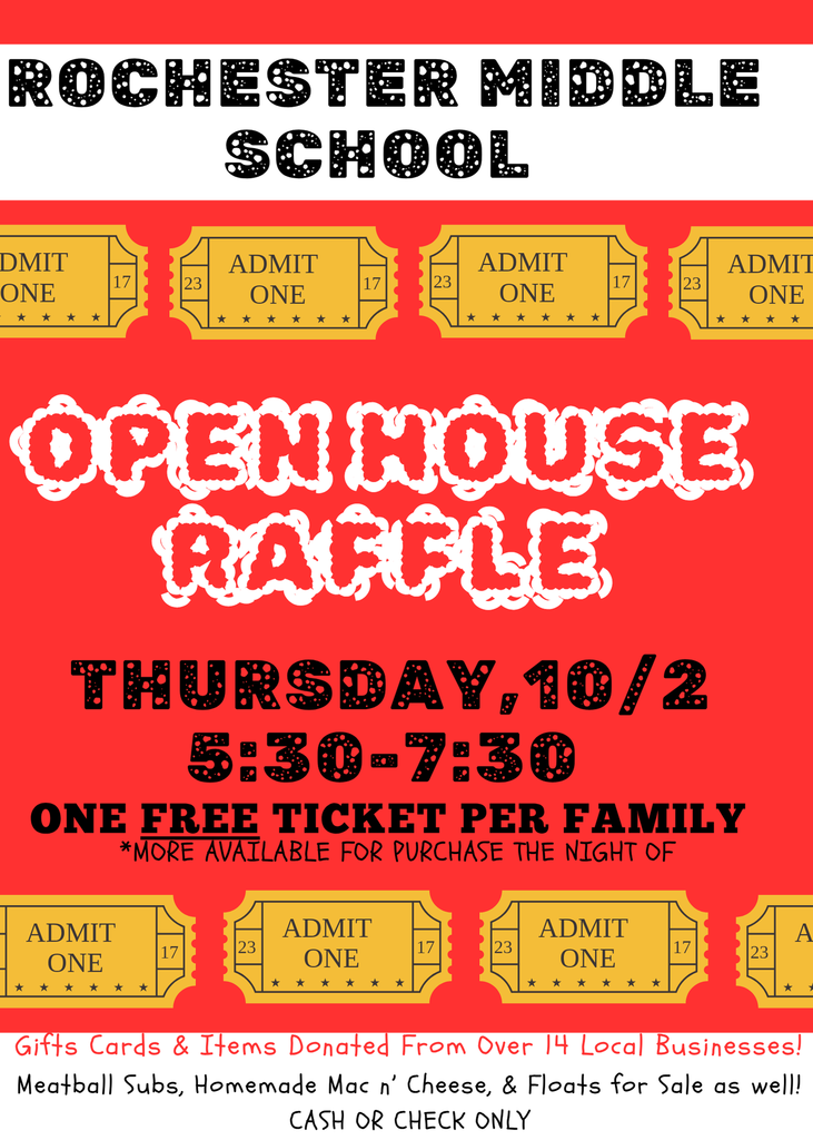 Reminder for families, we have our Open House tomorrow October 2, 2025!