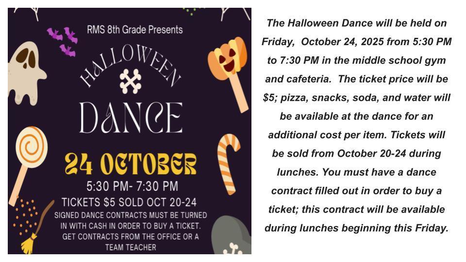Halloween Dance Information
