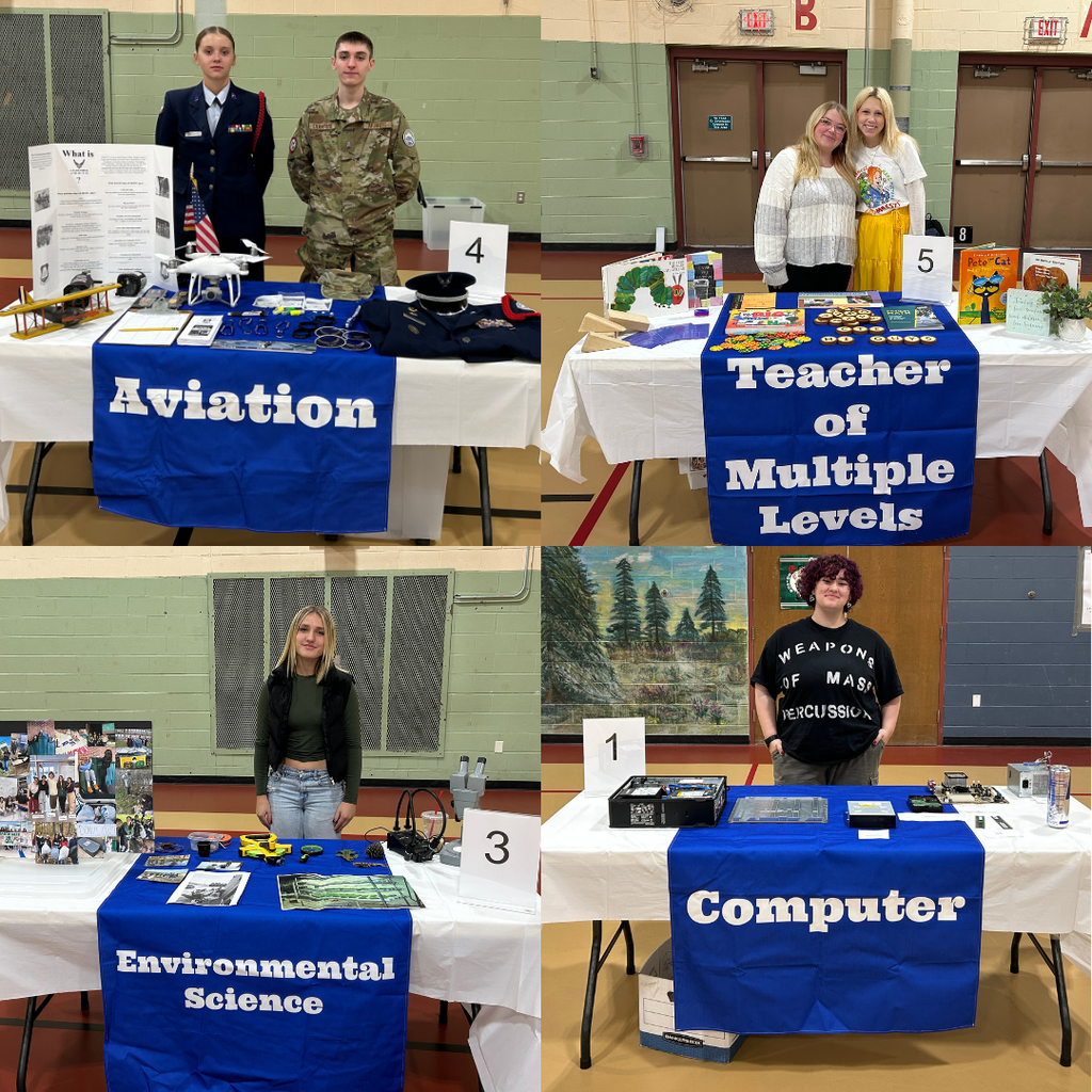 Students at the 8th grade exploratory event. 