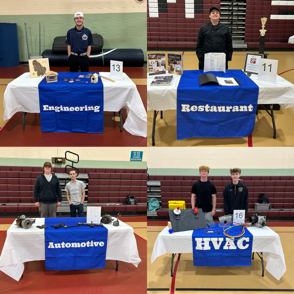 Students at the 8th grade exploratory event. 