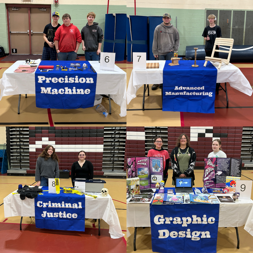 Students at the 8th grade exploratory event. 