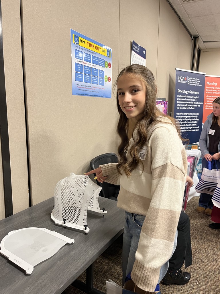 Health Science students had an incredible day at Portsmouth Hospital’s Fall Expo!