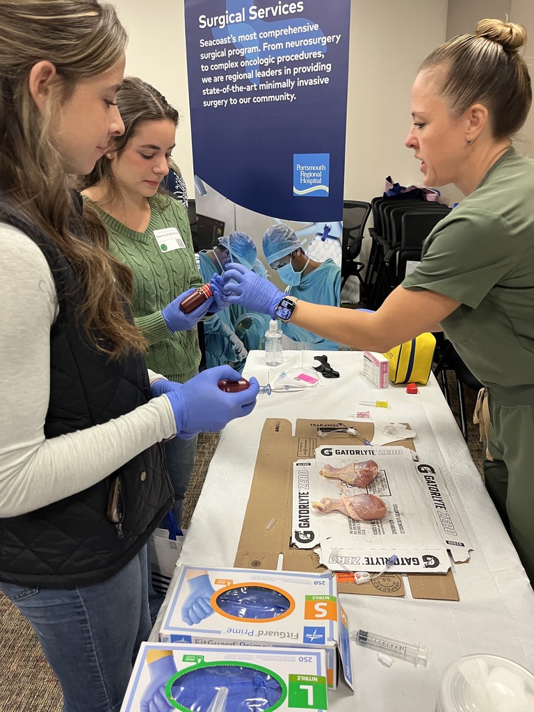 Health Science students had an incredible day at Portsmouth Hospital’s Fall Expo!