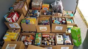 Food drive donations