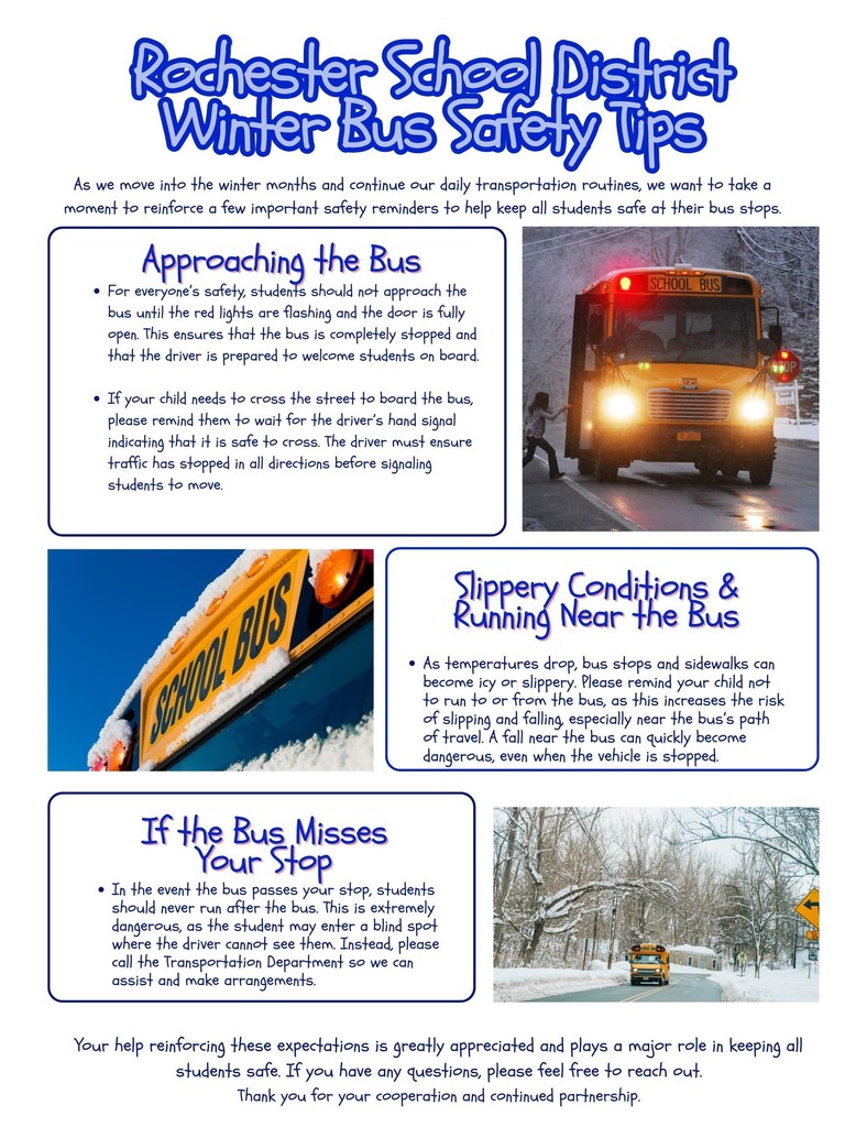 winter bus safety
