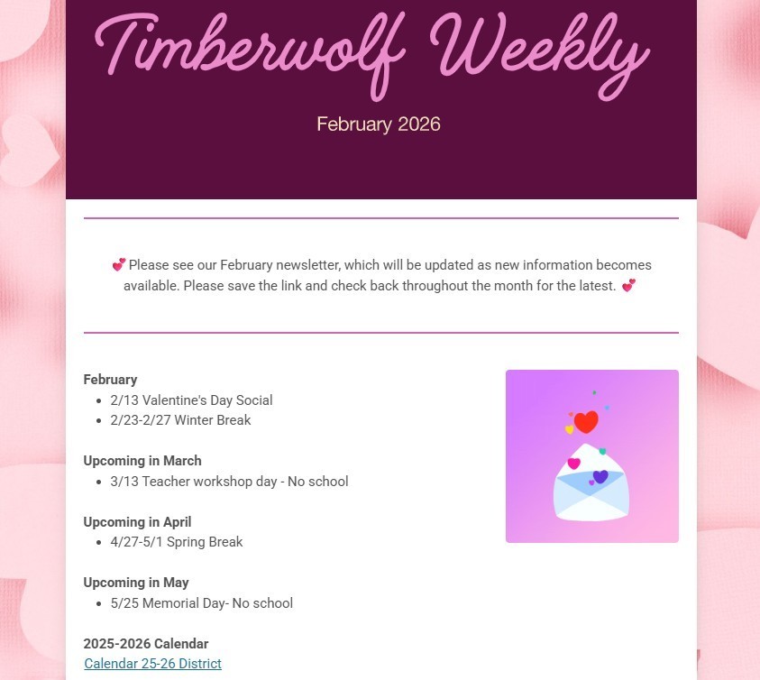 February Timberwolf Weekly 