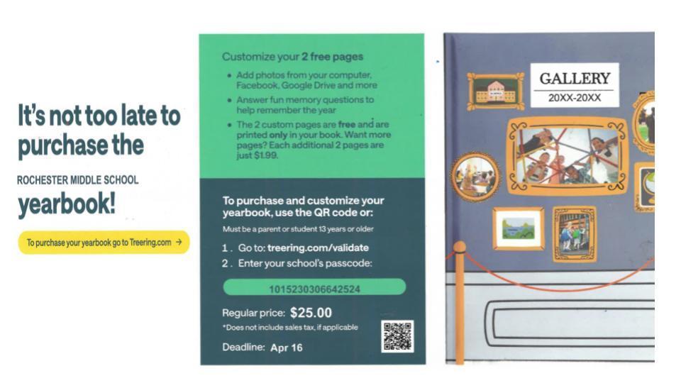 Yearbook Announcement 