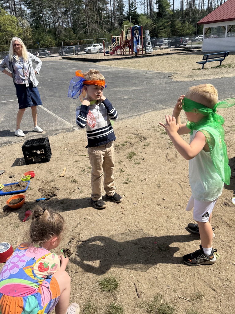 We are learning about bartering in Mrs. Marchand's kindergarten class and enjoying our outdoor classroom! 