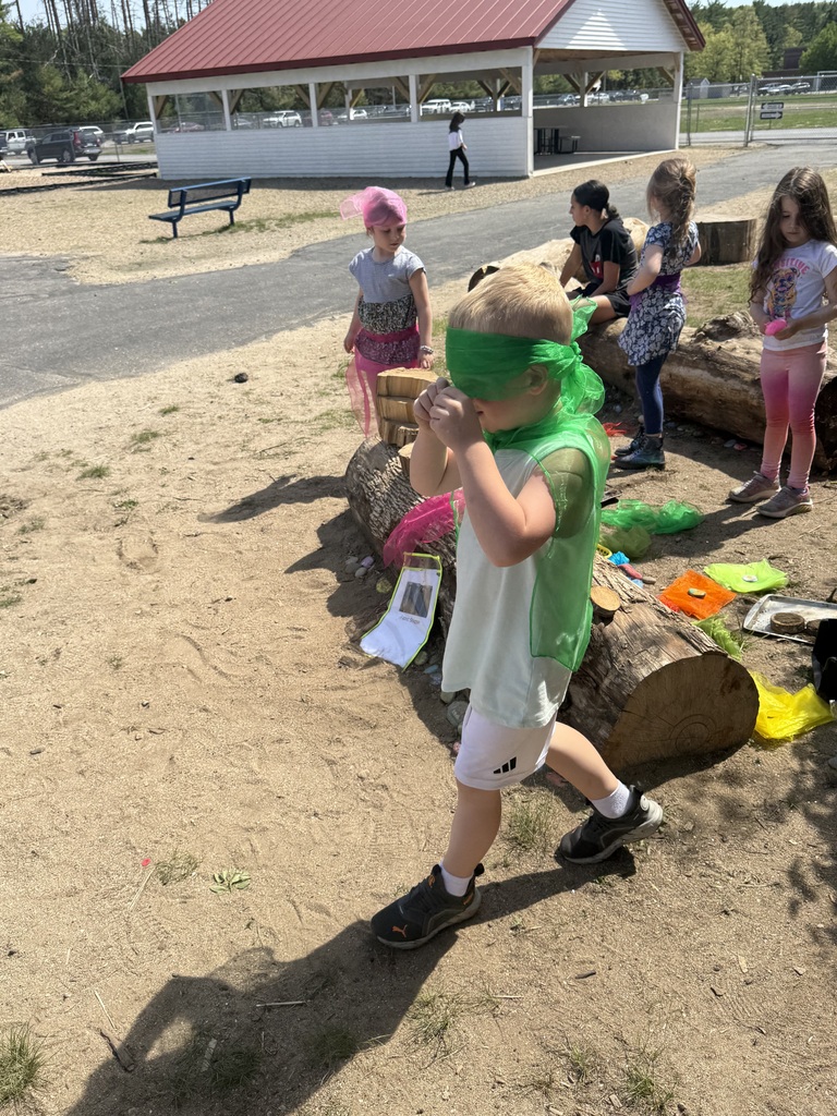 We are learning about bartering in Mrs. Marchand's kindergarten class and enjoying our outdoor classroom! 