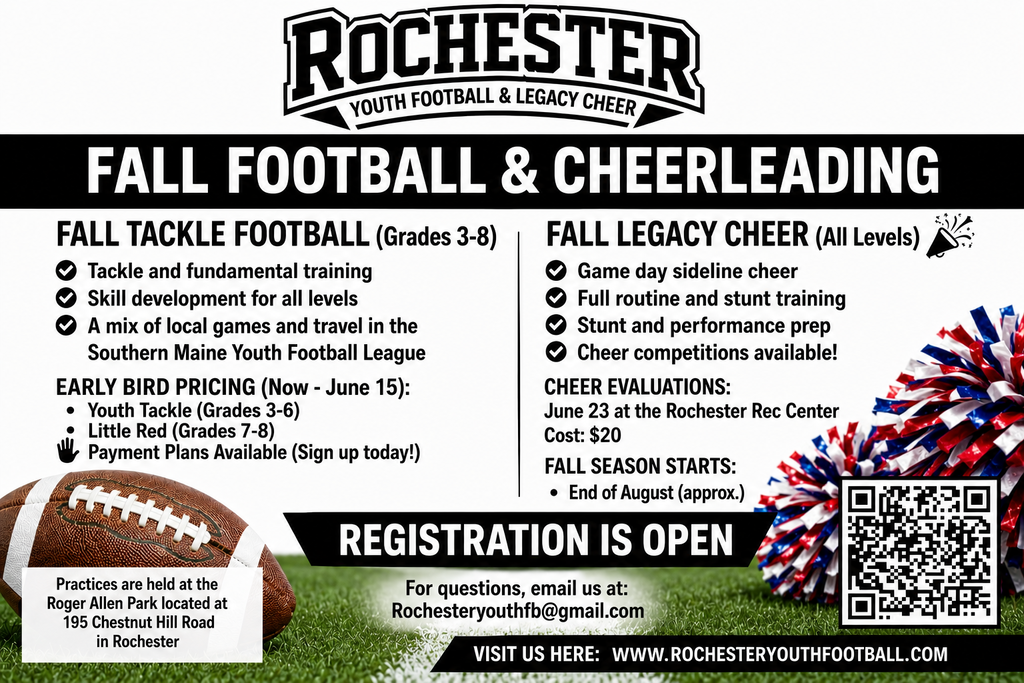 Rochester Youth Football Flyer