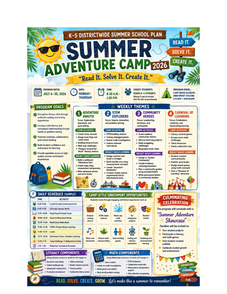 Summer School 2026 Flyer