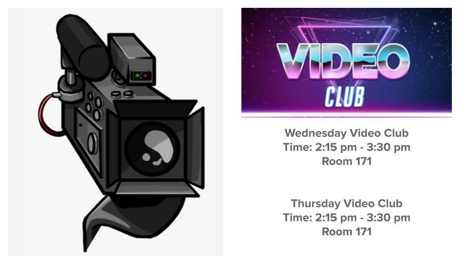 Video Club Announcement