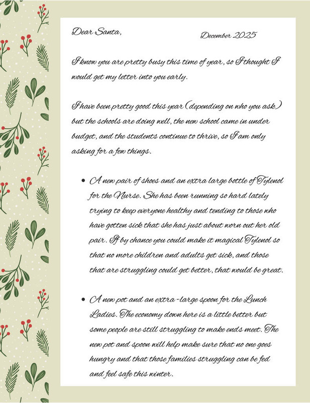 Santa Letter