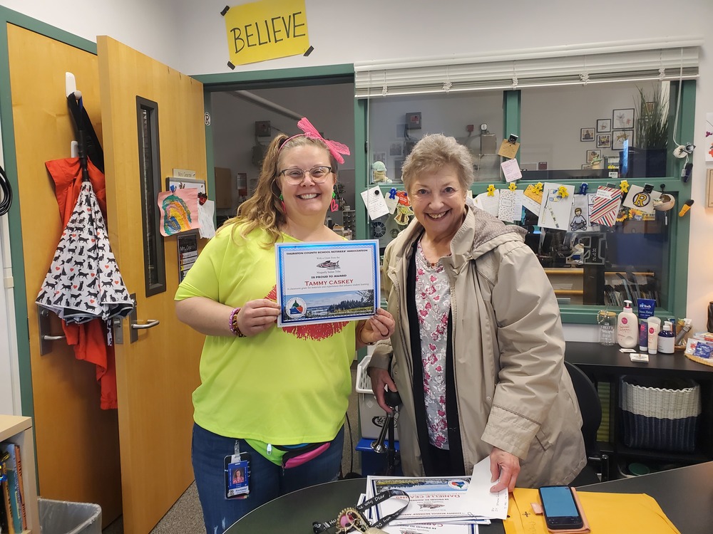 Tammy Caskey with Karen Keller