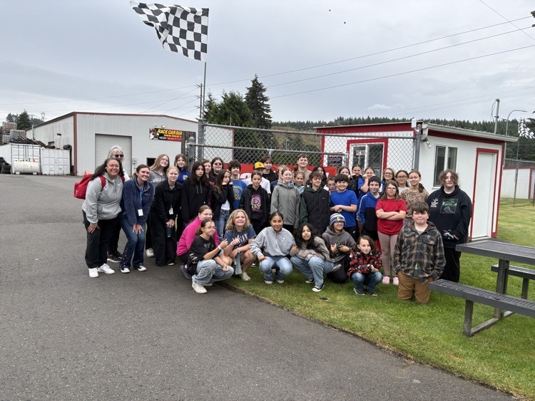 students at South Sound Speedway