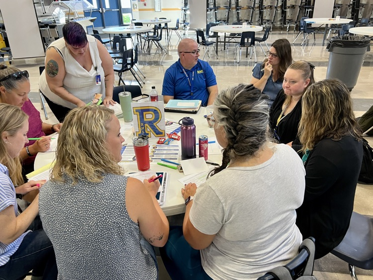 teachers working