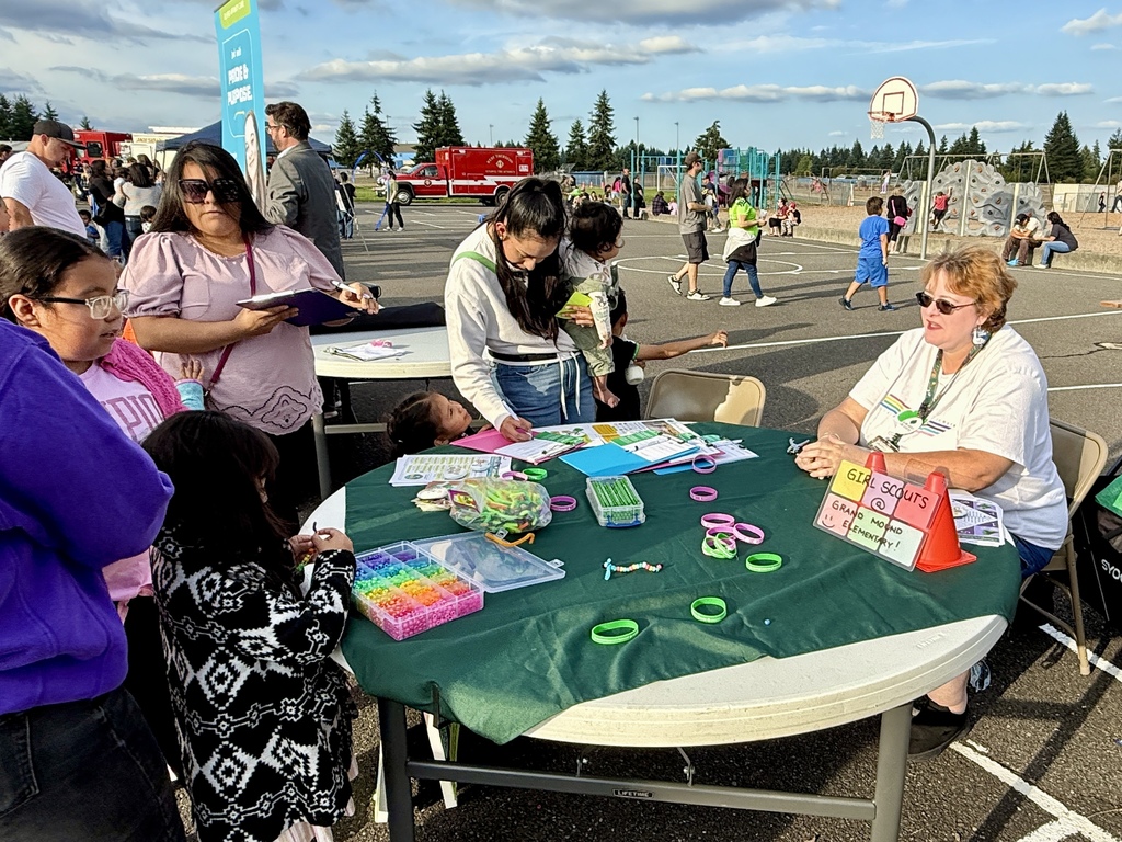Community resource at Back to School Bash