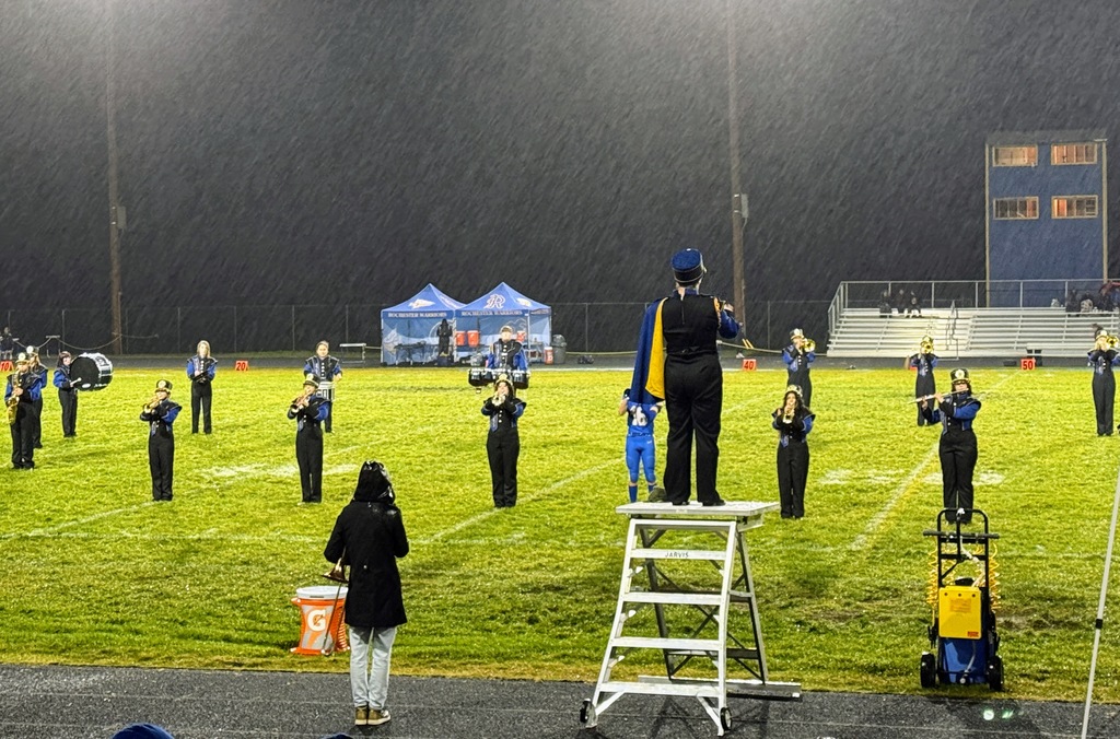 Band marching halftime show