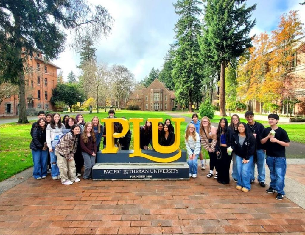 Picture of students standing