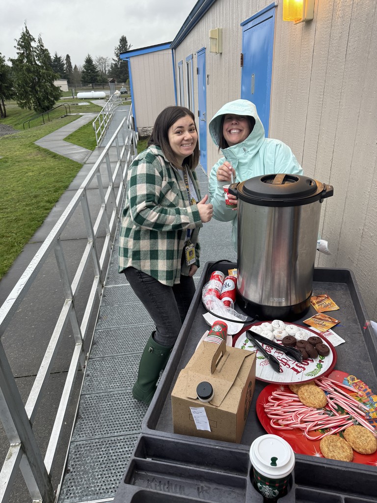 Ms. Villanueva getting her treats