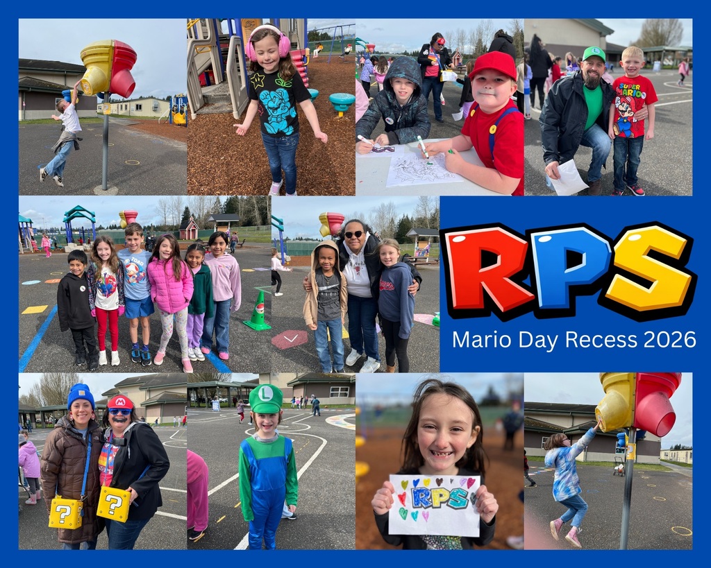 Mario Themed Recess Photo Collages 